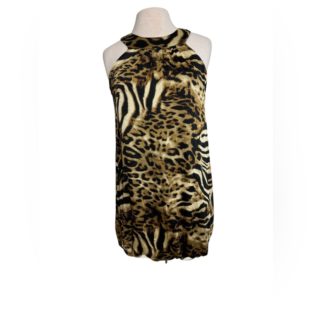 Animal print dress, Medium size .